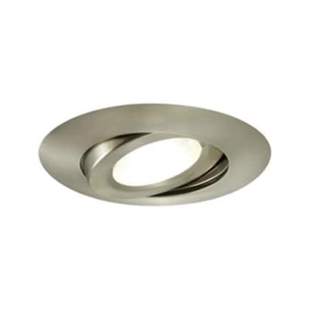 Gorgeousglow 6 in. Adjustable Gimbal Ring Trim; Satin Chrome GO335459